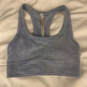 F.P. Movement Light Blue Ribbed Sports Bra